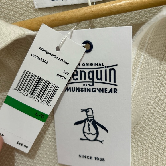 Original Penguin Off-White Polo Shirt - Picture 4 of 8